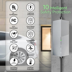 AplysiaTech Level 2 Charger rugged IP67 housing supports outdoor charging in various conditions