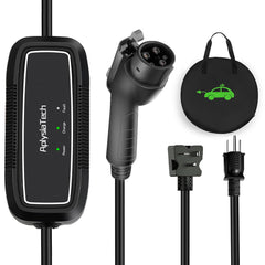 AplysiaTech Level 1+2 EV charger front view for home charging