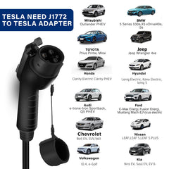 AplysiaTech EV charger with NEMA 6-20 adapter for 240V use