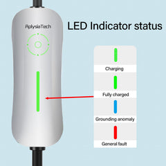 AplysiaTech charger with port door control for hands-free access