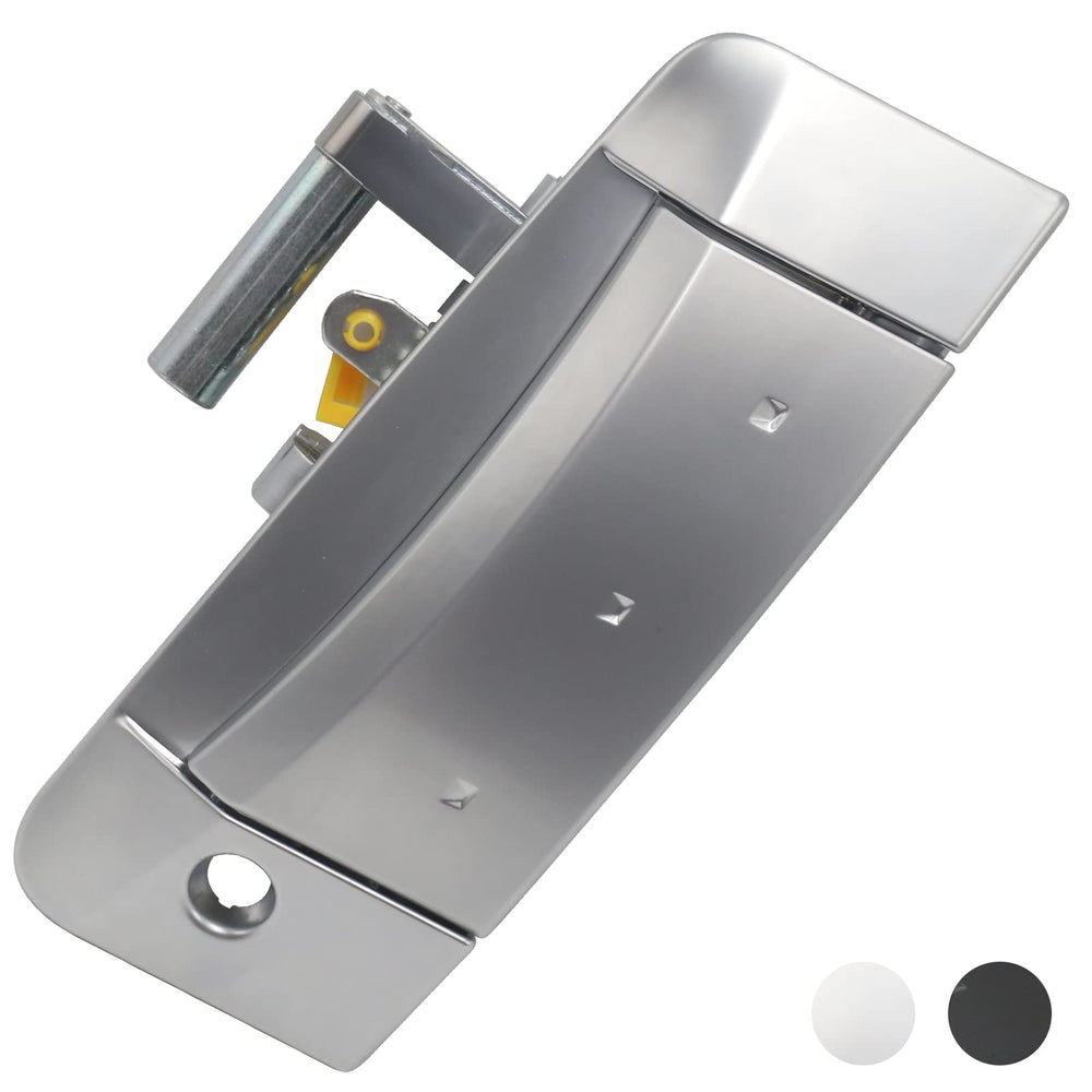 APPERFiT 350Z driver door handle in silver, left view for easy replacement