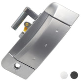 APPERFiT 350Z driver door handle in silver, left view for easy replacement