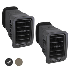 APPERFiT dash A/C vent passenger side, dark gray, precise OEM-like fit.