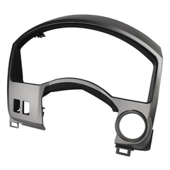 APPERFiT dash bezel for instrument cluster in silver gray, restores readability.