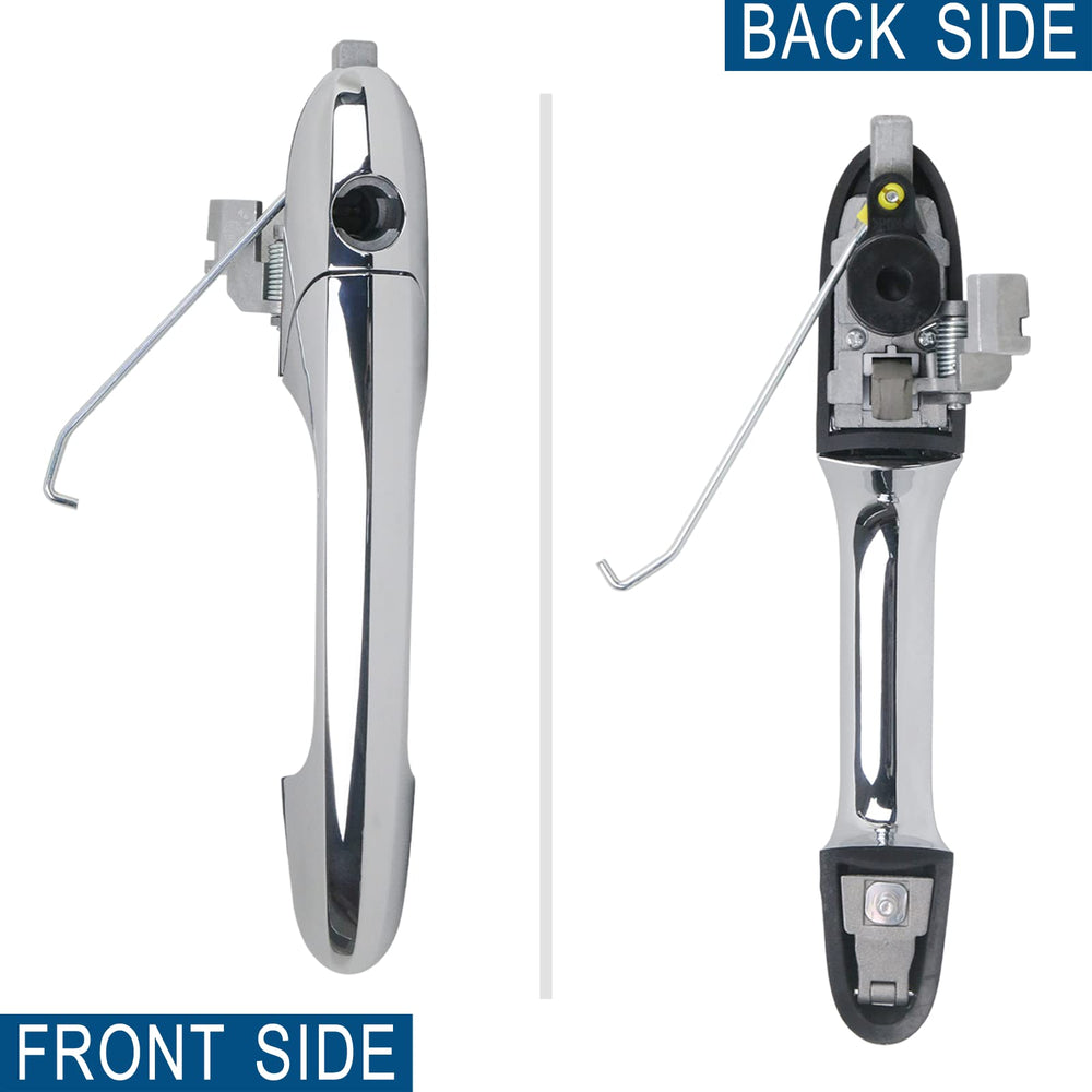 Chrome-detail of APPERFiT exterior door handle