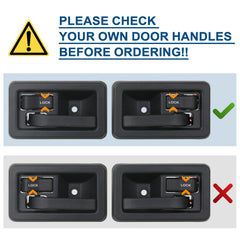 APPERFiT door handle kit includes exterior and interior handles and pins.