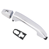 APPERFiT exterior chrome door handle for the front driver side with gasket, durable finish.