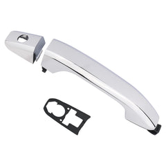 APPERFiT exterior chrome door handle for the front driver side with gasket, durable finish.