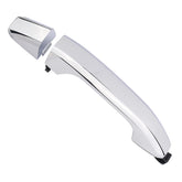 APPERFiT exterior door handle chrome for rear left side, durable replacement.
