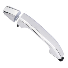 APPERFiT exterior door handle chrome for rear left side, durable replacement.