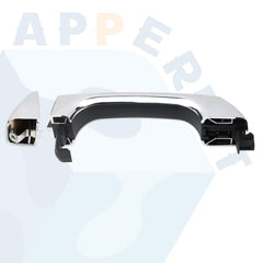 APPERFiT chrome exterior door handle with end cap for rear-left Hummer H3, reliable replacement