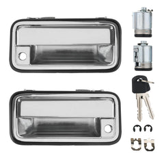 APPERFiT exterior door handle front-left with lock cylinder for secure entry and easy replacement.