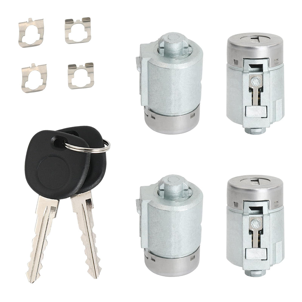 APPERFiT exterior door handle lock cylinders four-piece kit for quick replacement