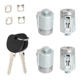 APPERFiT exterior door handle lock cylinders four-piece kit for quick replacement