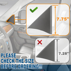 APPERFiT front door upper trim panel gray right, easy installation for a clean interior.