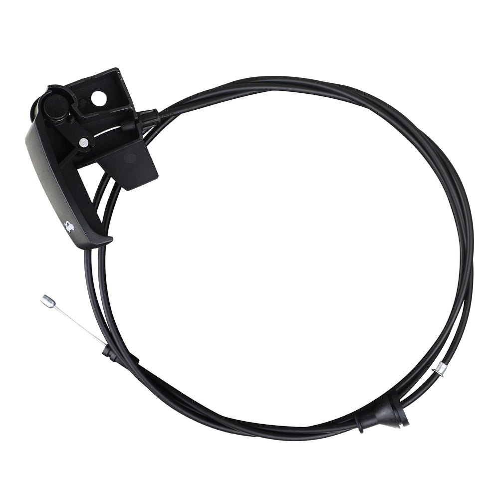 APPERFiT hood latch release cable with handle lever assembly; precise fit for reliable hood opening.