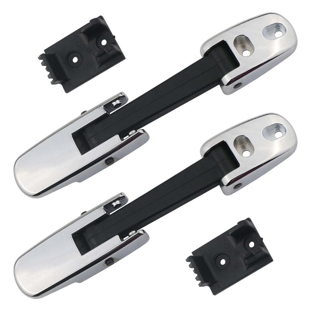 APPERFiT chrome hood latch strap on Kenworth T660 showing secure fit and durable finish.