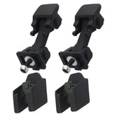 APPERFiT hood latch with catch bracket secures Wrangler front hood reliably.