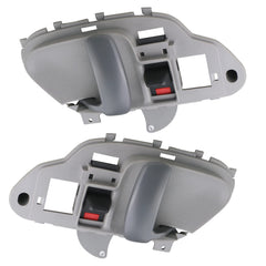 APPERFiT gray interior handle and bezel kit, rear left door installation