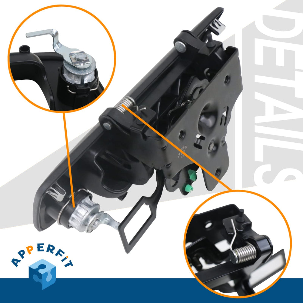 APPERFiT lock cylinder included for reliable tailgate locking