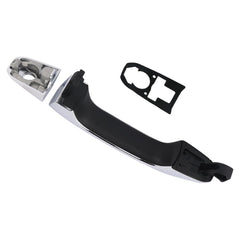 APPERFiT chrome door handle with 1-year warranty and replacement part information.
