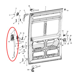 APPERFiT rear sliding door cables kit for ProMaster; restores smooth door action.