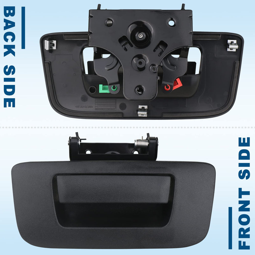 APPERFiT tailgate lock bezel close-up; replacement for worn parts with reliable operation.