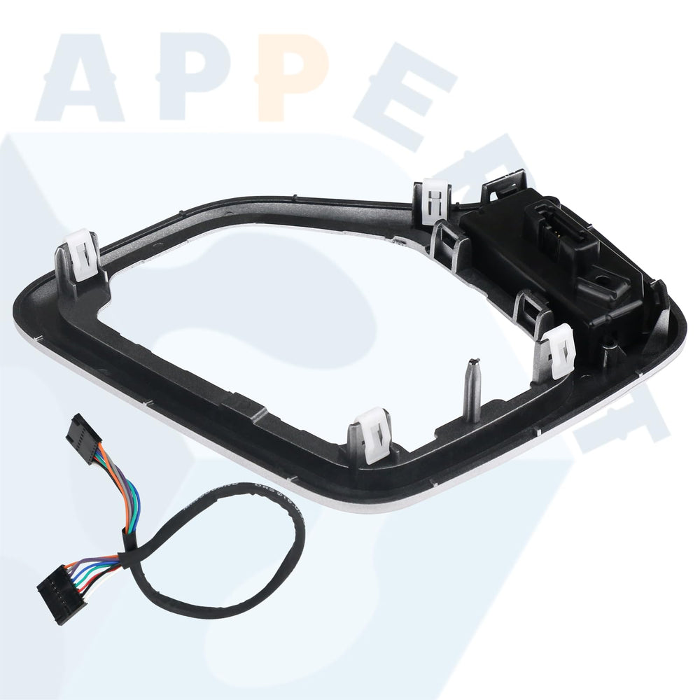APPERFiT shifter bezel kit includes bezel and harness with 1-year warranty.