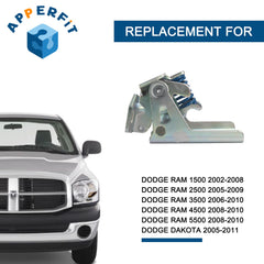 APPERFiT fitment diagram confirms OEM-like left door hinge for RAM.