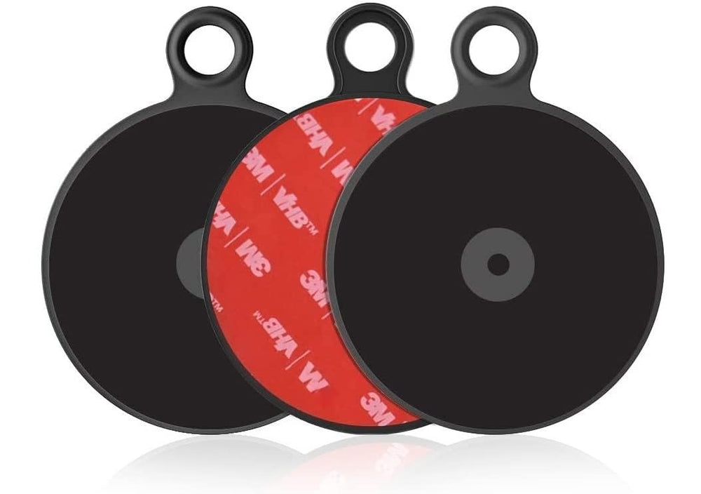APPS2Car front view of mounting disk showing clean round surface and easy placement benefit