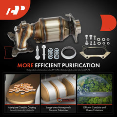 A-Premium 2-bolt welded outlet flange provides reliable exhaust connection