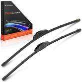 A-Premium 20-inch wiper blades with hook connector for Dodge Ram, reliable rain visibility.
