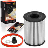 A-Premium 20K Miles oil filter front view for Hyundai and Kia with reliable filtration.
