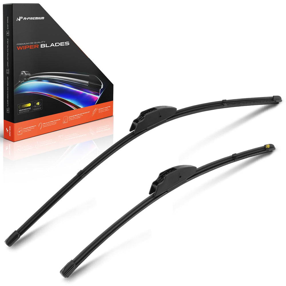 A-Premium 24in left wiper blade for Elantra improves rain visibility