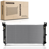 A-Premium 34-Inch radiator assembly front view showing durable cooling core