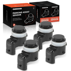 A-Premium 4pc reverse parking sensors kit with front and rear coverage for safer parking.