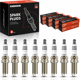 A-Premium 4469 spark plugs pack view showing iridium platinum design for longevity.