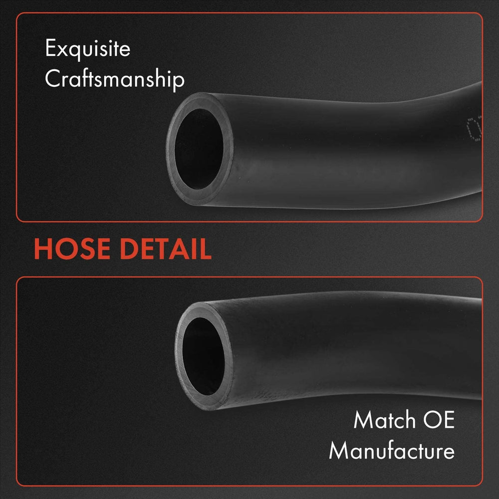 A-Premium hose withstands up to 250 psi for stable steering under pressure