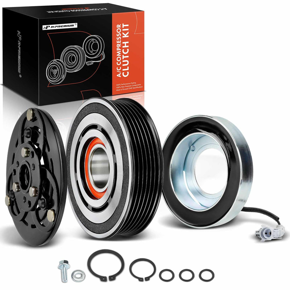 A-Premium AC clutch pulley with bearing for smooth engagement