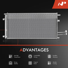 A-Premium air condenser mounted on Silverado 1500 illustrating direct fit