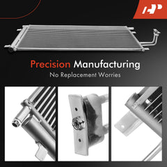 A-Premium condenser label showing one-year warranty and guaranteed coverage