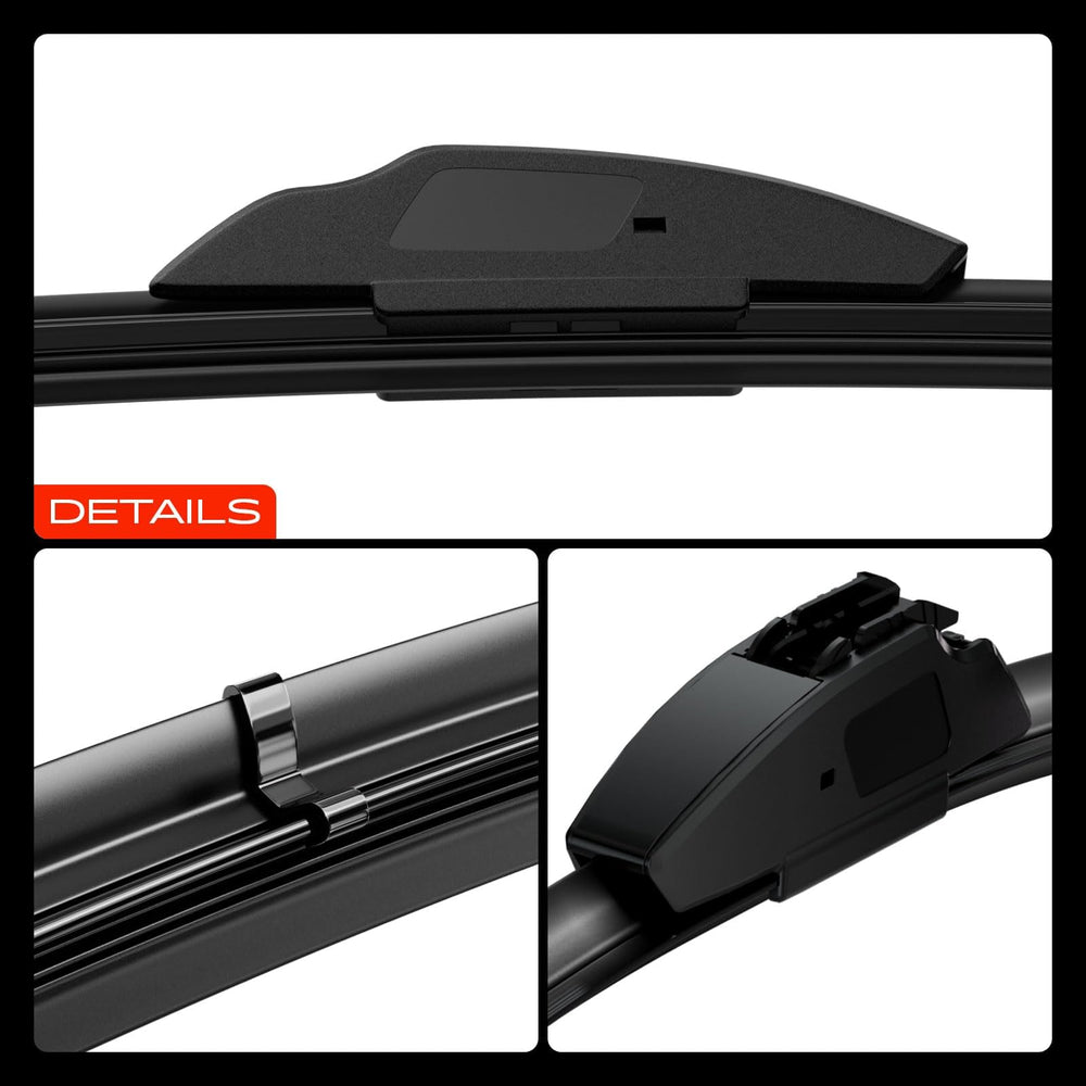 A-Premium all-weather wiper set designed for Genesis G70, GV80, GV60, and GV70 relatives.