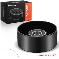 A-Premium belt idler pulley with 90mm outside diameter for precise fitment