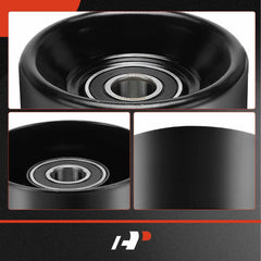 A-Premium belt idler pulley for Econoline van 1997-2001 helps quiet, reliable belt motion