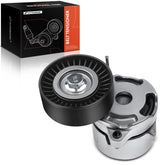 A-Premium belt tensioner assembly for Subaru Forester, pulley close-up showing durable, quiet operation.