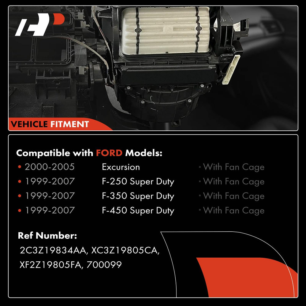 A-Premium blower motor assembly with fan cage delivers quiet air delivery