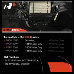 A-Premium blower motor assembly with fan cage delivers quiet air delivery