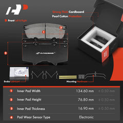 A-Premium brake kit includes rotors, pads and hardware for easy installation