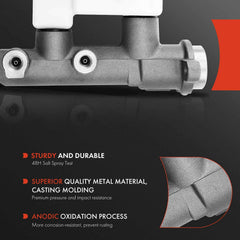A-Premium 40mm bore master cylinder delivers consistent hydraulic pressure.