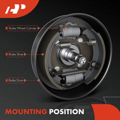A-Premium brake wheel cylinder in-test setup showing quality checks.